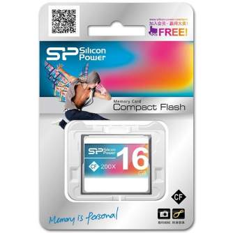 Карты памяти - Silicon Power memory card CF 16GB 200x SP016GBCFC200V10 - быстрый заказ от производителя