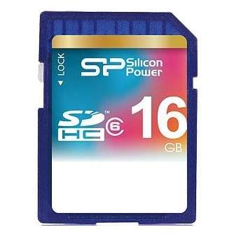 Memory Cards - Silicon Power memory card SDHC 16GB Class 6 - quick order from manufacturer