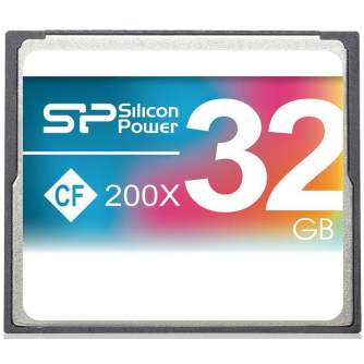 Карты памяти - Silicon Power memory card CF 32GB 200x - быстрый заказ от производителя