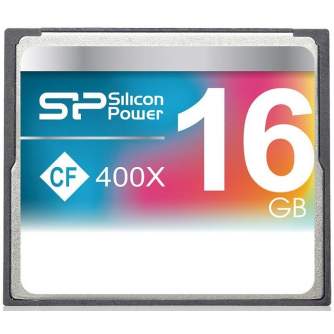 Atmiņas kartes - Silicon Power atmiņas karte CF 16GB 400x - ātri pasūtīt no ražotāja