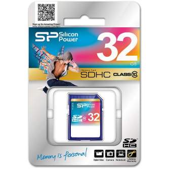 Atmiņas kartes - Silicon Power memory card SDHC 32GB Class 10 - ātri pasūtīt no ražotāja