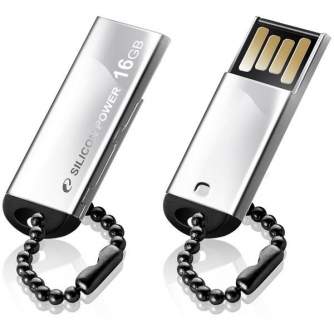 USB memory stick - Silicon Power flash drive 16GB Touch 830, silver - quick order from manufacturer