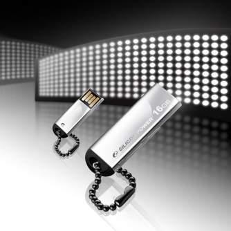 USB memory stick - Silicon Power flash drive 16GB Touch 830, silver - quick order from manufacturer