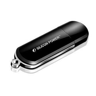 USB флешки - Silicon Power флешка 16GB LuxMini 322, черный - быстрый заказ от производителя