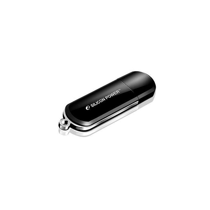 USB memory stick - Silicon Power flash drive 16GB LuxMini 322, black - quick order from manufacturer