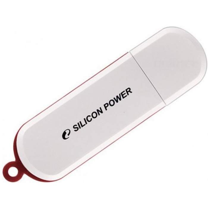 Zibatmiņas - Silicon Power zibatmiņa 16GB LuxMini 320, balta - ātri pasūtīt no ražotāja