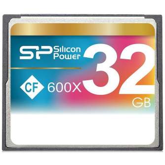 Atmiņas kartes - Silicon Power atmiņas karte CF 32GB 600x - ātri pasūtīt no ražotāja