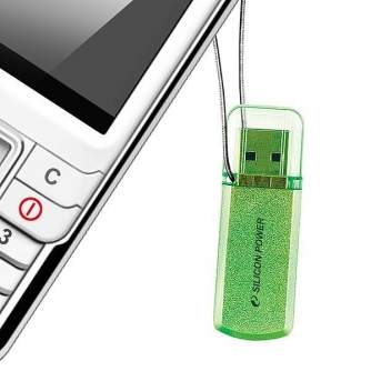 USB флешки - Silicon Power flash drive 32GB Helios 101, green - быстрый заказ от производителя