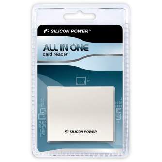 Карты памяти - Silicon Power card reader All-in-One USB 2.0, white - быстрый заказ от производителя