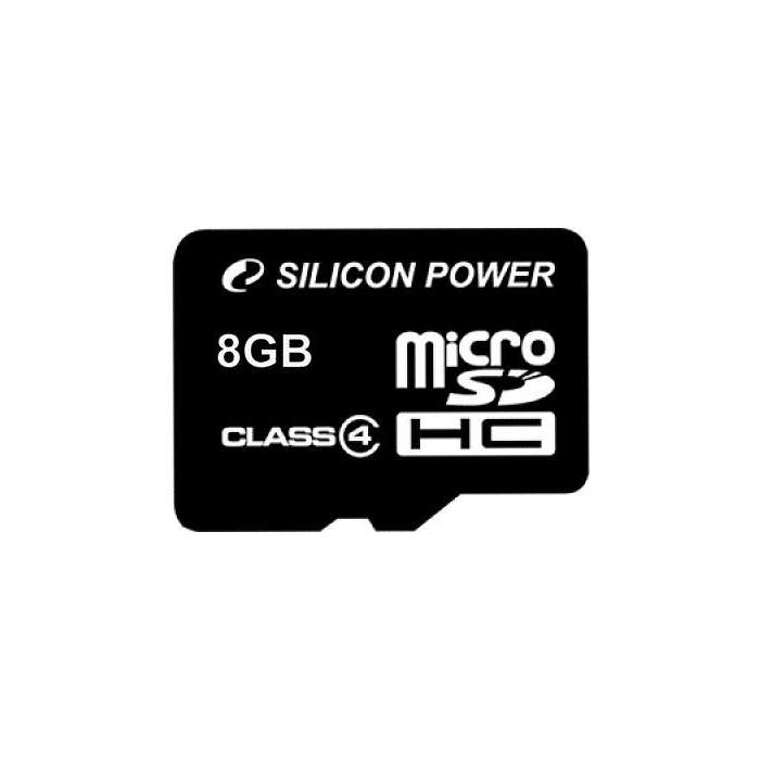 Atmiņas kartes - Silicon Power memory card microSDHC 8GB Class 4 SP008GBSTH004V10 - ātri pasūtīt no ražotāja