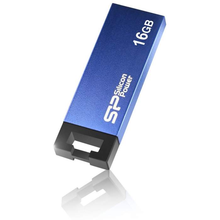 USB memory stick - Silicon Power flash drive 16GB Touch 835, blue - quick order from manufacturer