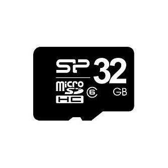 Atmiņas kartes - Silicon Power memory card microSDHC 32GB Class 6 + adapter - ātri pasūtīt no ražotāja