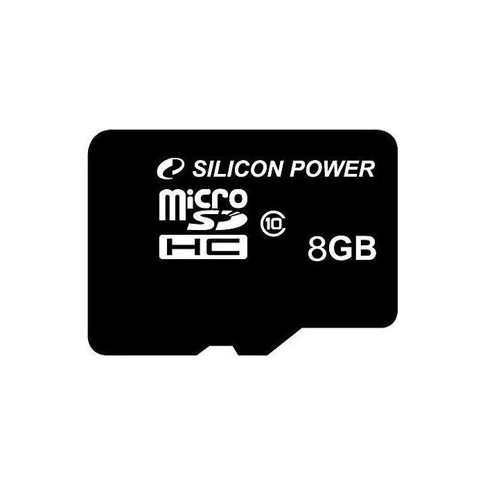 Atmiņas kartes - Silicon Power memory card microSDHC 8GB Class 10 SP008GBSTH010V10 - ātri pasūtīt no ražotāja