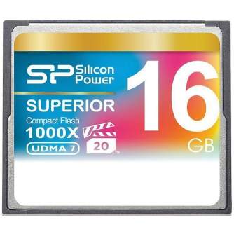 Карты памяти - Silicon Power memory card CF 16GB 1000x SP016GBCFC1K0V10 - быстрый заказ от производителя