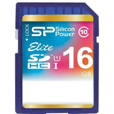 Silicon Power memory card SDHC 16GB Elite