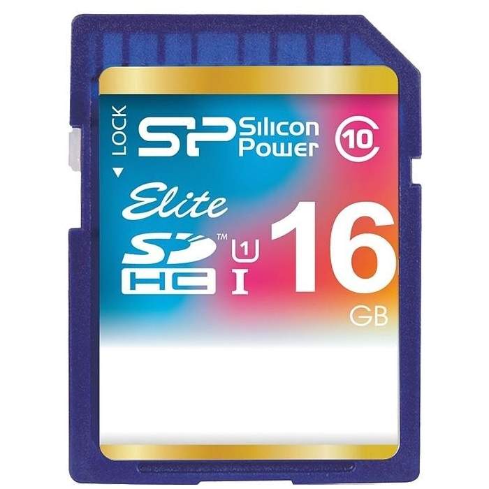 Memory Cards - Silicon Power memory card SDHC 16GB Elite - quick order from manufacturer