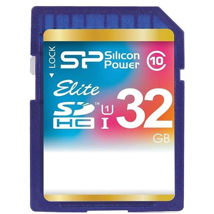 Atmiņas kartes - Silicon Power atmiņas karte SDHC 32GB Elite - ātri pasūtīt no ražotāja