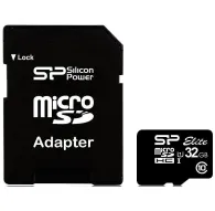 Карты памяти - Silicon Power memory card microSDHC 32GB Elite + adapter - быстрый заказ от производителяКарты памяти - Silicon Power memory card microSDHC 32GB Elite + adapter - быстрый заказ от производителя