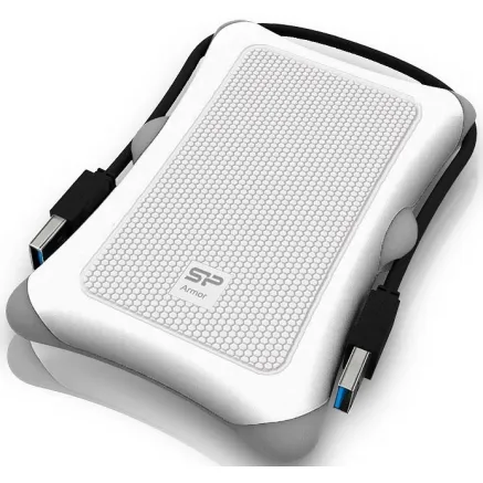 Silicon Power external hard drive Armor A30 1TB, white