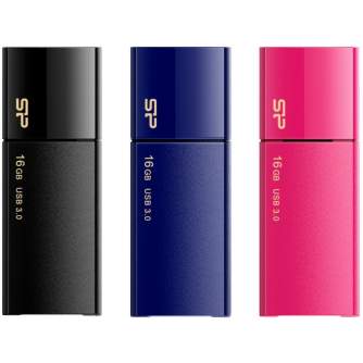 USB флешки - Silicon Power flash drive 32GB Blaze B05 USB 3.0, black - быстрый заказ от производителя