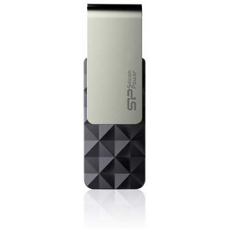 USB memory stick - Silicon Power flash drive 16GB Blaze B30 USB 3.0, black - quick order from manufacturer
