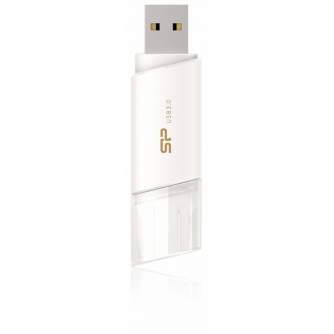Zibatmiņas - Silicon Power zibatmiņa 64GB Blaze B06 USB 3.0, balta - ātri pasūtīt no ražotāja