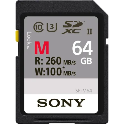 Sony memory card SDXC 64GB M-Series UHS-II SF64M