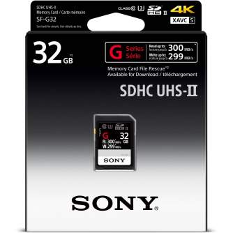 Memory Cards - Sony memory card SDXC 32GB Professional UHS-II Class 10 - quick order from manufacturer