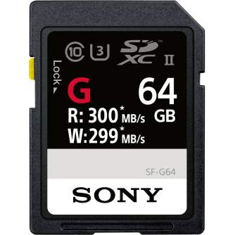 Memory Cards - Sony memory card SDXC 64GB Professional UHS-II Class 10 - quick order from manufacturer
