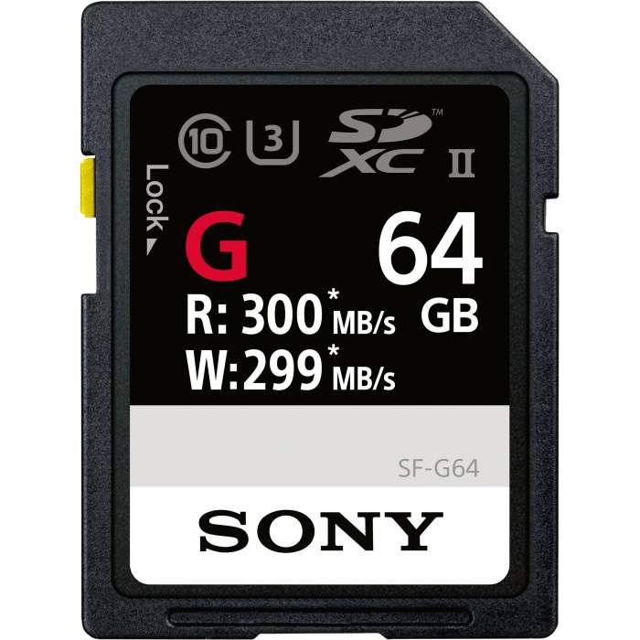 Atmiņas kartes - Sony memory card SDXC 64GB Professional UHS-II Class 10 - ātri pasūtīt no ražotāja
