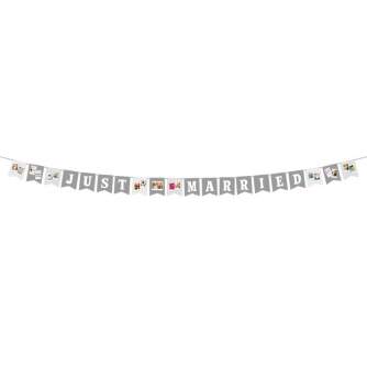 Photo Frames - Fujifilm Instax photo garland Just Married - quick order from manufacturer