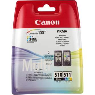 Printeri un piederumi - Canon tintes kasetne PG-510/CL-511, krāsu/melna - ātri pasūtīt no ražotāja