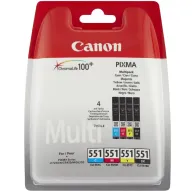 Printer cartridges - Canon ink cartridge CLI-551 Multipack, color/black - quick order from manufacturerPrinter cartridges - Canon ink cartridge CLI-551 Multipack, color/black - quick order from manufacturer