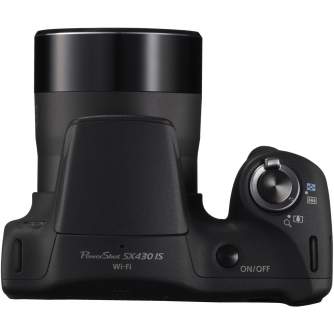 Kompaktkameras - Canon PowerShot SX430 IS, melns - ātri pasūtīt no ražotāja