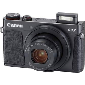 Kompaktkameras - Canon PowerShot G9 X Mark II, black - ātri pasūtīt no ražotāja