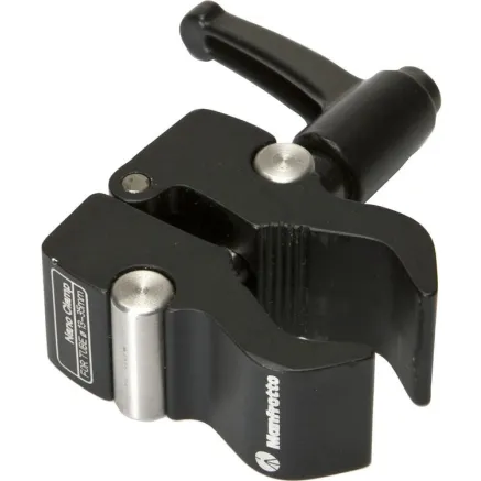 Manfrotto Nano Clamp 449076 386B-1 Mini Super Clamp, 4 kg load, 126 g.