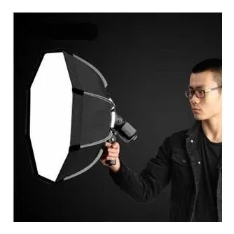 Piederumi kameru zibspuldzēm - Bresser Super Quick Octagon Speedlite Softbox 90 cm - ātri pasūtīt no ražotāja