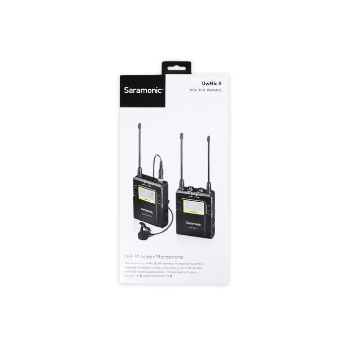 Беспроводные аудио микрофонные системы - Saramonic Lavalier Microphone Set UwMic9 TX9 + RX9 UHF Wireless - быстрый заказ от прои