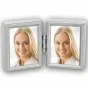 Photo Frames - Zep Double Photo Frame 8735DL Silver 2x 3,5x4,5 cm - quick order from manufacturer