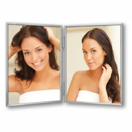 Zep Double Photo Frame 120DS01-4R Silver 2x 10x15 cm