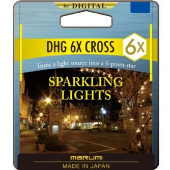 Cross Screen Star - Marumi Star-6 Filter DHG 52 mm - quick order from manufacturer