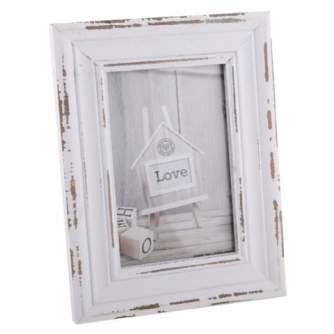 Photo Frames - Zep Wooden Photo Frame SY957W Rivoli White 13x18 cm - quick order from manufacturer