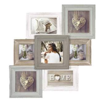 Zep Wooden Collage Photo Frame TY381 Airolo for 7 Photos