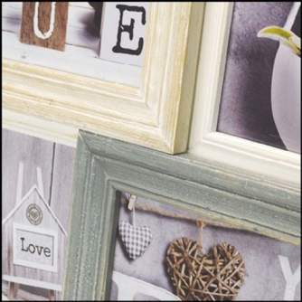 Photo Frames - Zep Wooden Collage Photo Frame TY1449 Vincennes for 6 Photos - quick order from manufacturer