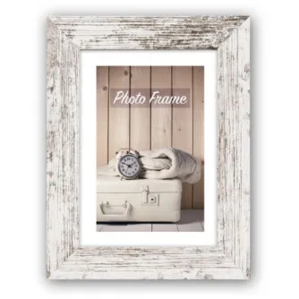 Foto rāmis - Zep Wooden Photo Frame V21466 Nelson 6 White Wash 10x15 cm - ātri pasūtīt no ražotāja