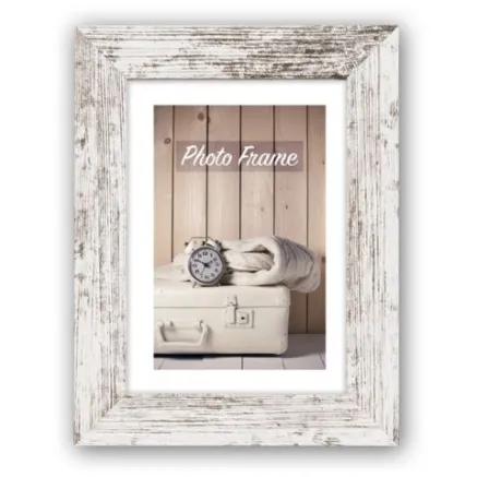 Zep Wooden Photo Frame V21686 Nelson 6 White Wash 15x20 cm