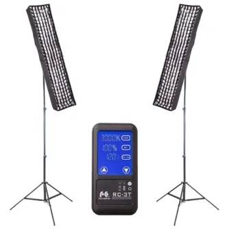 LED Gaismas paneļi - Falcon Eyes Bi-Color LED Panel RX-29TDX Set 2 - ātri pasūtīt no ražotāja