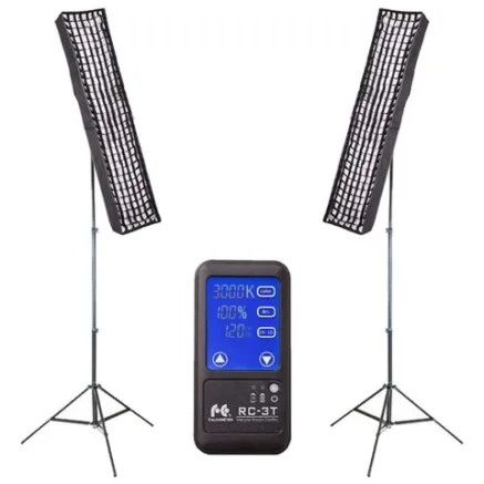 Falcon Eyes Bi-Color LED Panel RX-29TDX Set 2