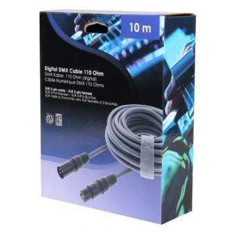 Аудио кабели, адаптеры - Benel Photo XLR Cable 3-Pin XLR Male to Female 10m - быстрый заказ от производителя