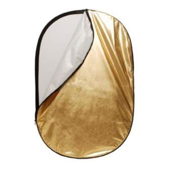 Foldable Reflectors - Linkstar Reflector 2 in 1 R-100150GS Gold/Silver 100x150 cm - buy today in store and with delivery